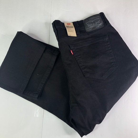 Levi's 559 Black 38x30 Relaxed Straight Jeans NWT - Picture 2 of 13